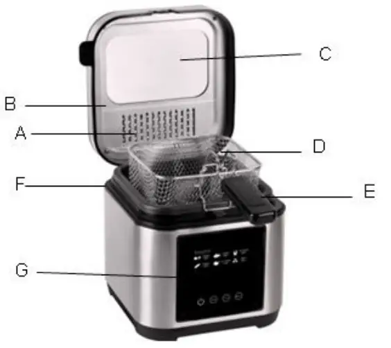 Steba DF 150 Deep Fryer - basket1