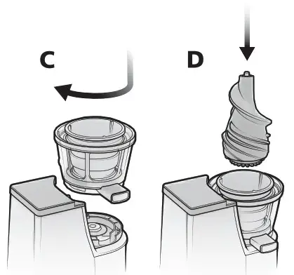 Steba E 400 Slow Juicer - Assembly 2