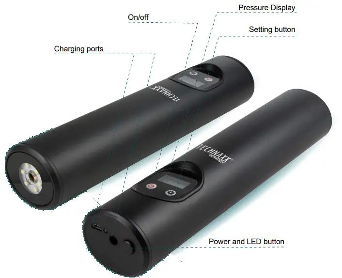 TECHNAXX TX-157 Battery Air Compressor - fig 3