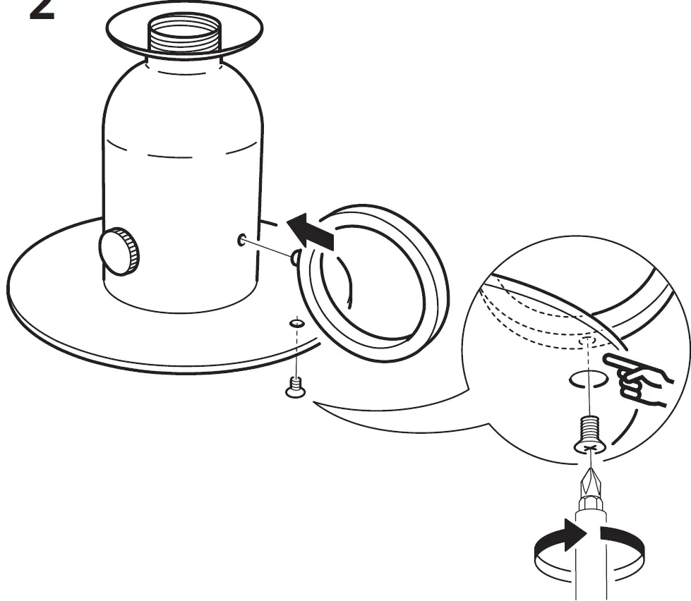 IKEA AA-2285706-2-2 ÅSKMULLER White Table Lamp 3