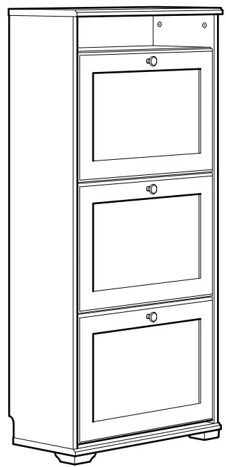 IKEA 70267604 BRUSALI Shoe Cabinet 