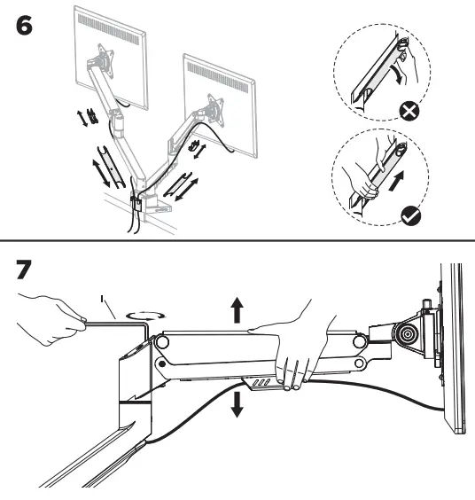 Speaka-PROFESSIONL-2623285-Counterbalace-Monitor-Arm-fig-3