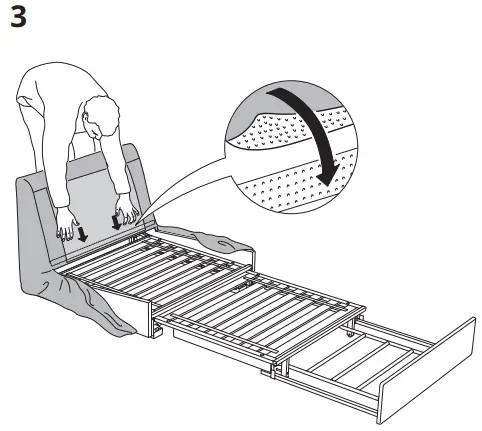 IKEA KIVIK Cover for 1 Seat Sofa Bed - Figure 2