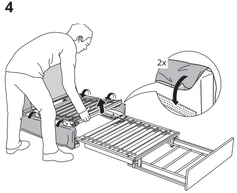 IKEA KIVIK Cover for 1 Seat Sofa Bed - Figure 3