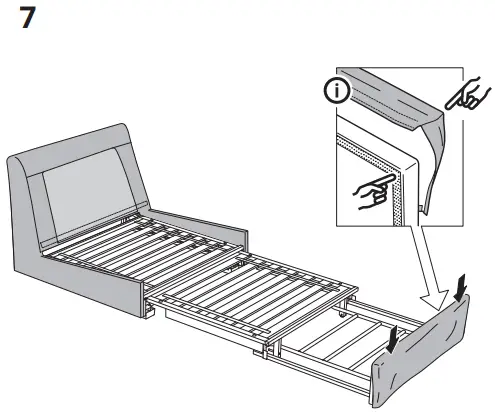 IKEA KIVIK Cover for 1 Seat Sofa Bed - Figure 5