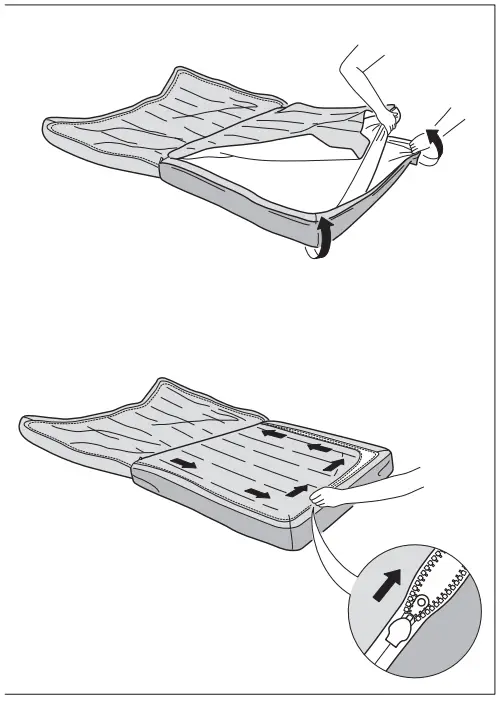 IKEA KIVIK Cover for 1 Seat Sofa Bed - Figure 9