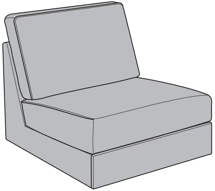 IKEA KIVIK Cover for 1 Seat Sofa Bed