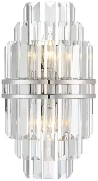 CRYSTORAMA HAY-1402-PN Light Polished Nickel Wall Mount