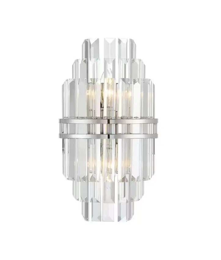 Crystorama Hay-1402-pn Light Polished Nickel Wall Mount Instruction Manual