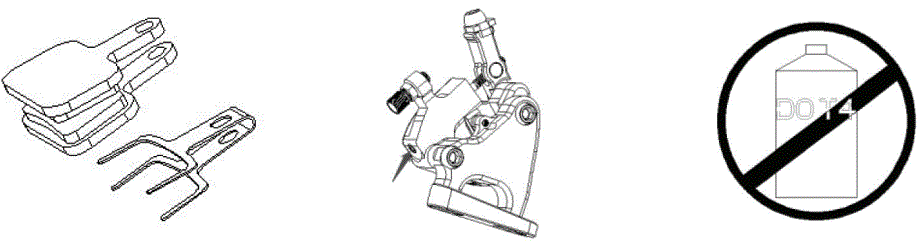 STATE BICYCLE CO Cable Pull Hydro-Mechanical Brake Calipers-FIG6