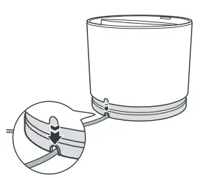 Meowant MW WF02 Pet Water Fountain - water tank