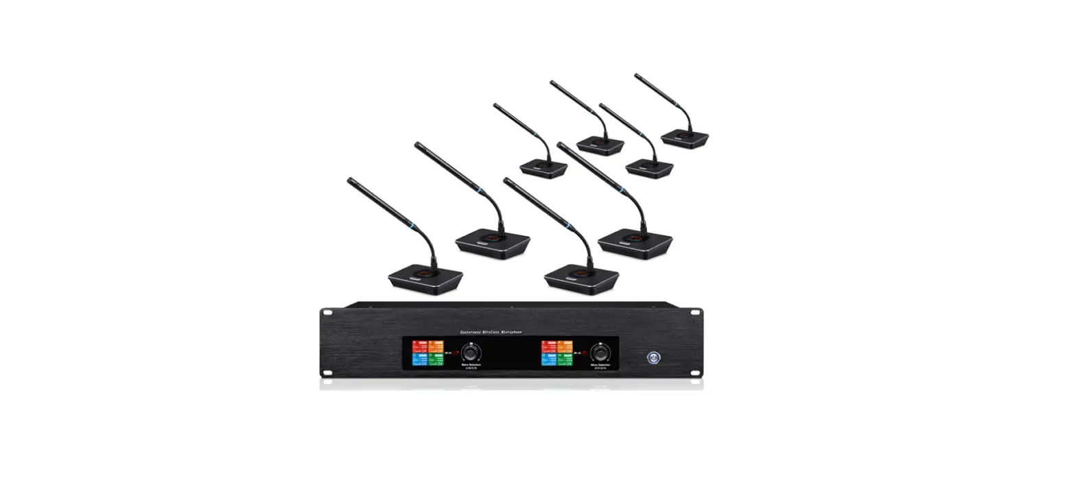 Fos Technologies Iwc-400 Uhf Professional Wireless Conference Microphone User Manual