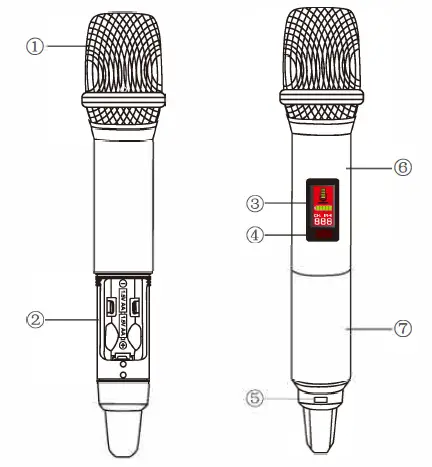 FOS technologies-IWC-400-UHF-Professional-Wireless-Conference-Microphone-FIG- (11)