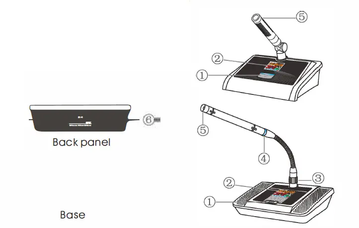 FOS technologies-IWC-400-UHF-Professional-Wireless-Conference-Microphone-FIG- (9)