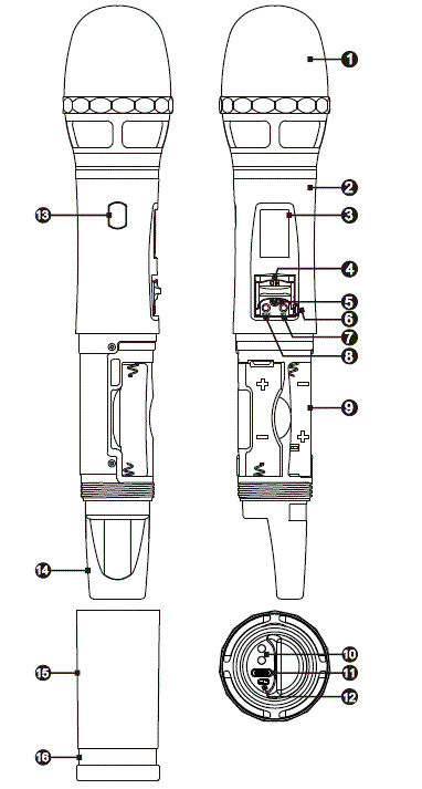 MIPRO ACT-700H Handheld Wireless Microphone fig-1