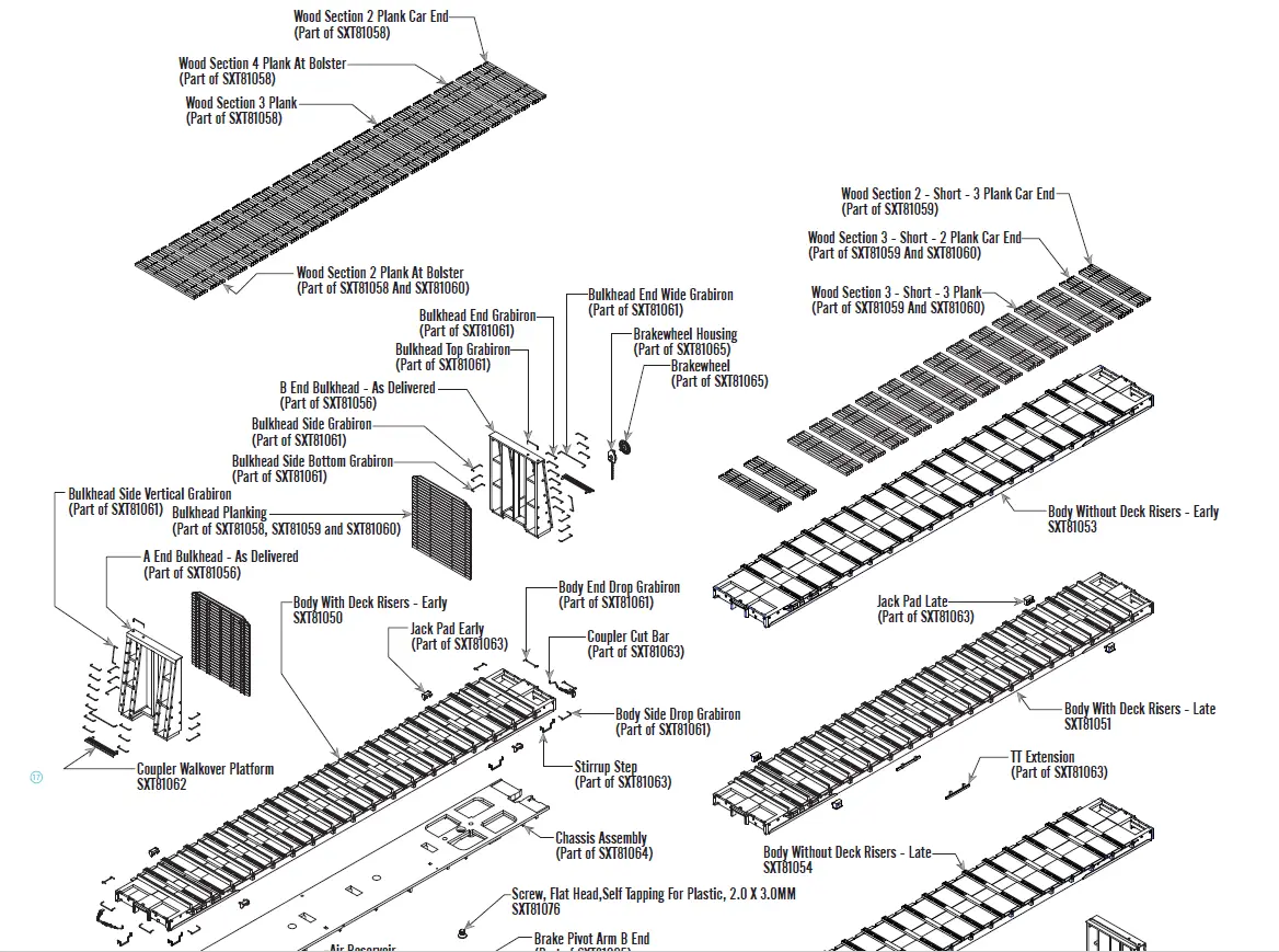 RIVET COUNTER BSC F68AH Bulkhead Flatcar-fig-1