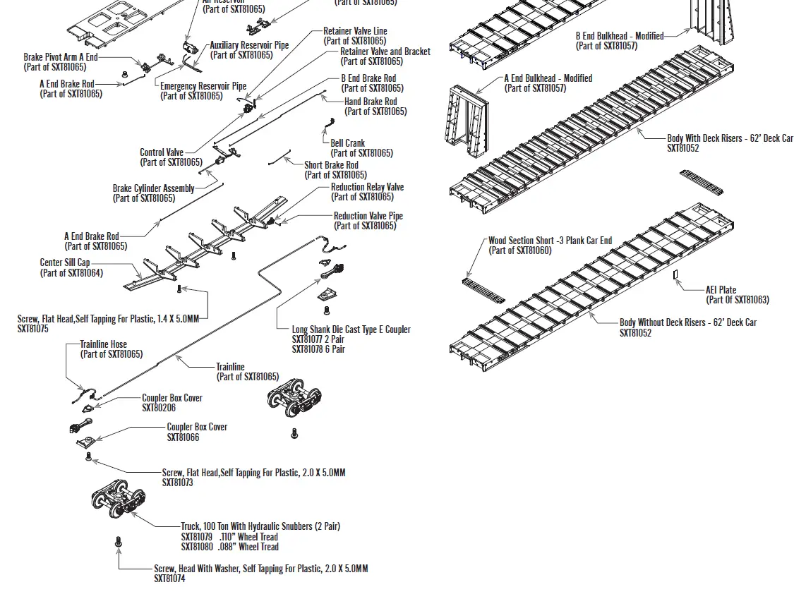 RIVET COUNTER BSC F68AH Bulkhead Flatcar-fig-2