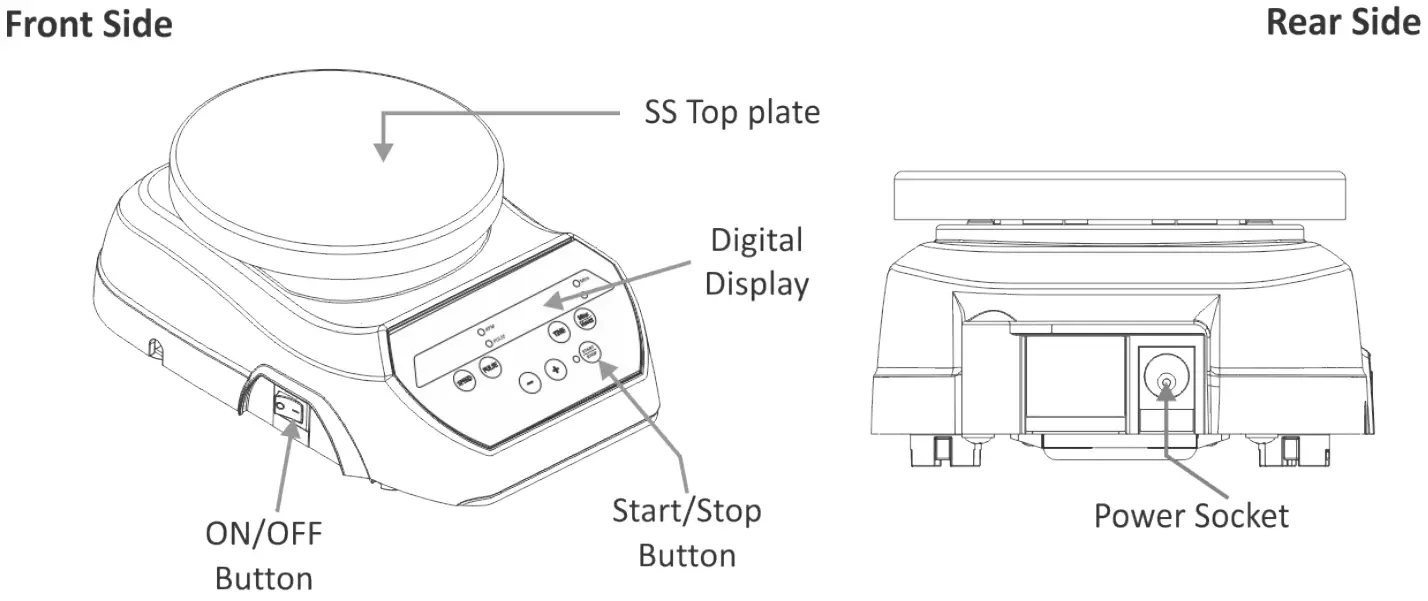 NEUATION iSTIR MS10 Magnetic Stirrers - Standard Parts