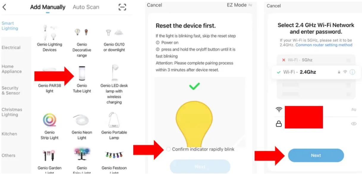 Fasting blinking EZ method (when the Bluetooth on the phone is turned off)