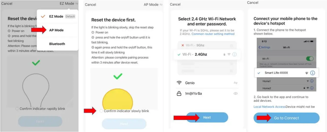 Slow blinking AP method