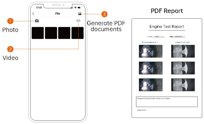 Kinpthy W400 Intelligent Visual Industrial Endoscope - fig 3