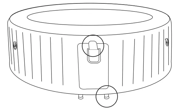 MSpa C-OM061 Ottoman Comfort - control