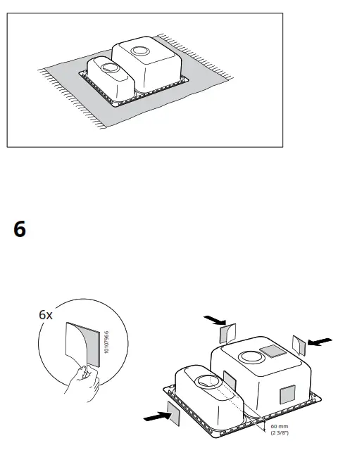 IKEA HILLESJON Stainless Steel Dual Mount Sink - Figure10
