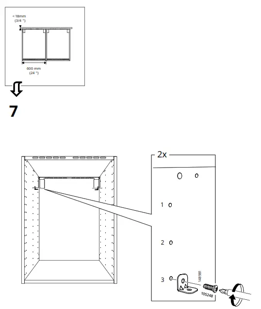 IKEA HILLESJON Stainless Steel Dual Mount Sink - Figure13