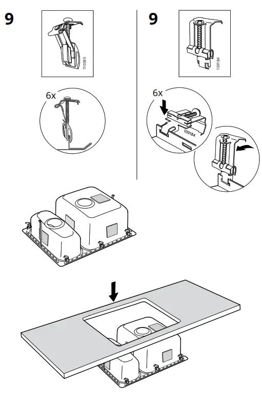 IKEA HILLESJON Stainless Steel Dual Mount Sink - Figure15