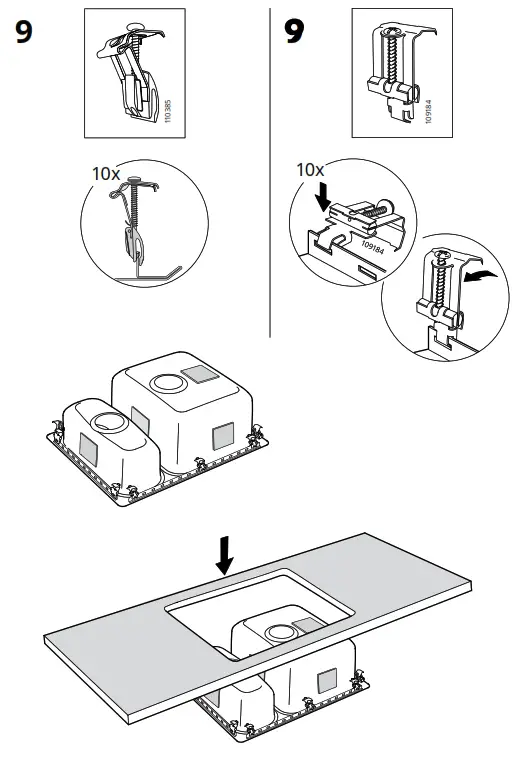 IKEA HILLESJON Stainless Steel Dual Mount Sink - Figure19