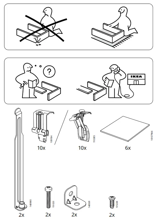 IKEA HILLESJON Stainless Steel Dual Mount Sink - Figure2
