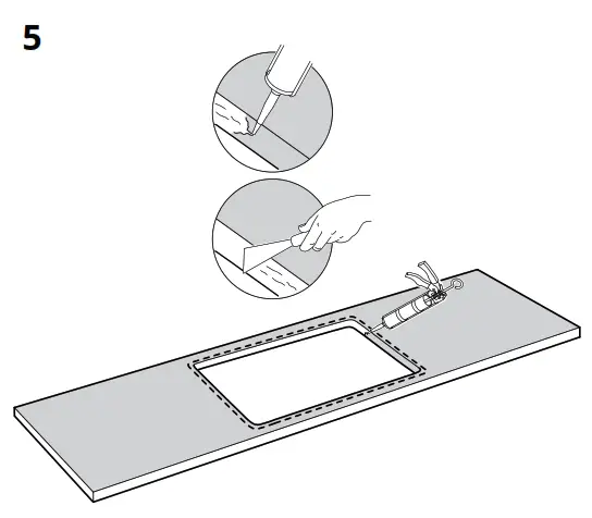 IKEA HILLESJON Stainless Steel Dual Mount Sink - Figure9