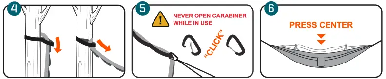 OLIFE Sunbreeze Pro Lightweight Outdoor Hammock with Mosquito Net - Fig2