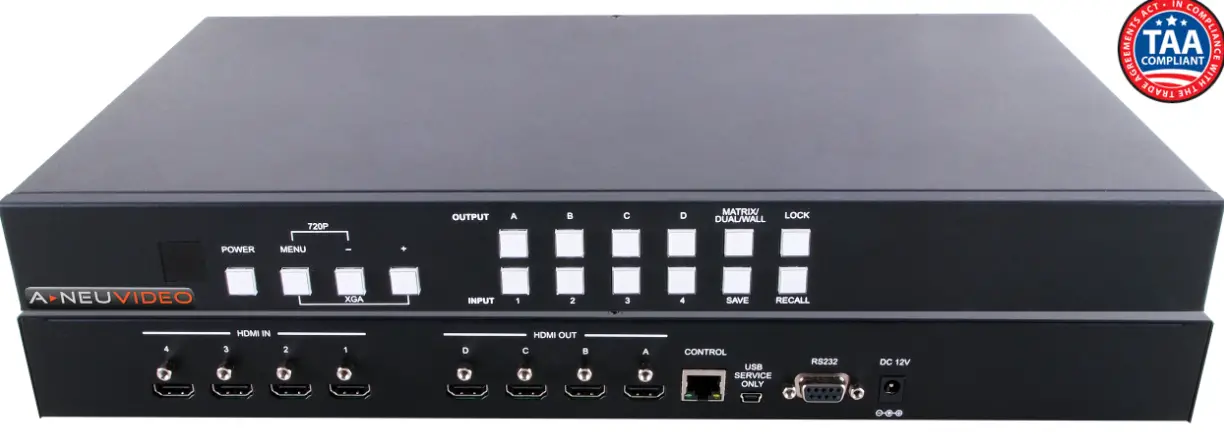 A-NEUVIDEO-ANI-QUAD-4x4-HDMI-Video-Wall-Processor-and-Matrix-Switch-product-image