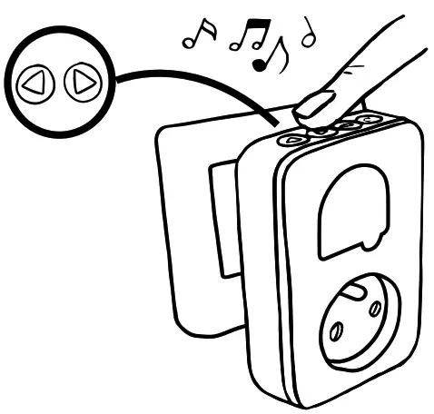 scs sentinel SONE Plus Carillon Sans Fil and Sand Pile - Setting