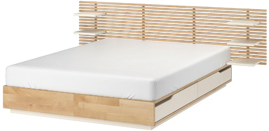 IKEA-MANDAL-Bed-Frame-with-Headboard-product