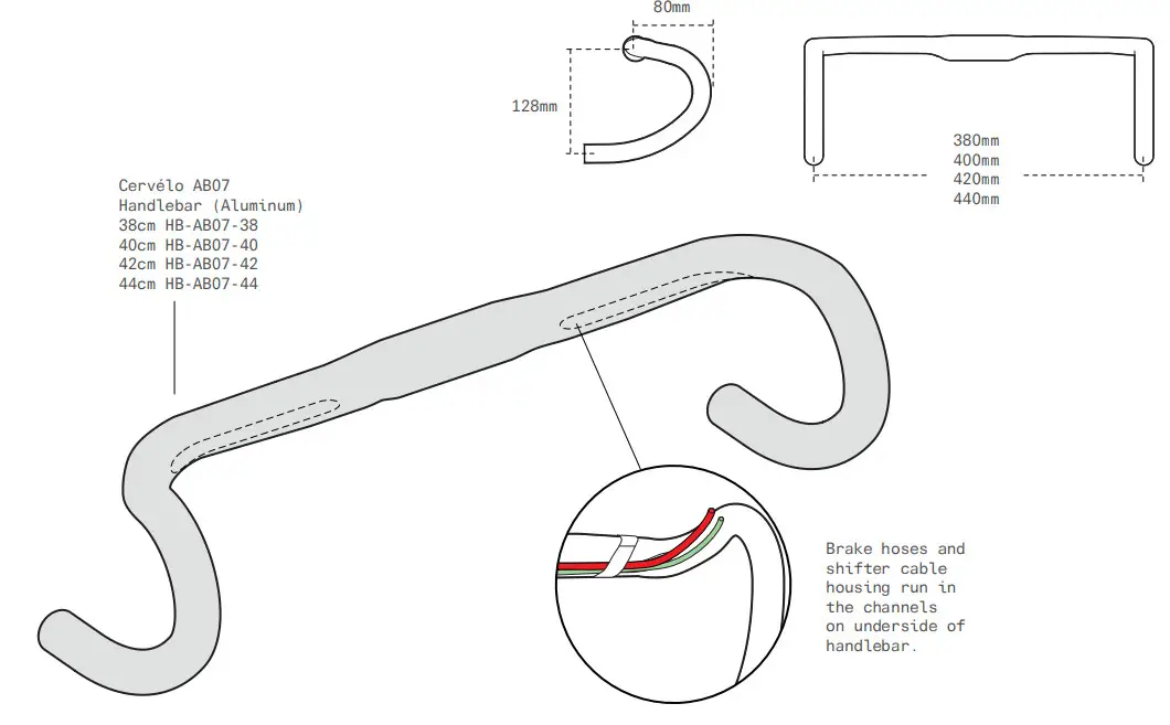 cervelo 105 Soloist Retailer - AB07 HANDLEBAR