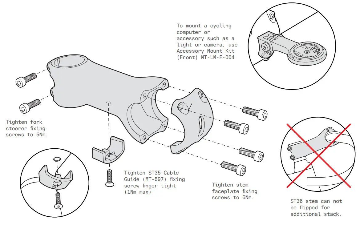 cervelo 105 Soloist Retailer - SMALL PARTS 1