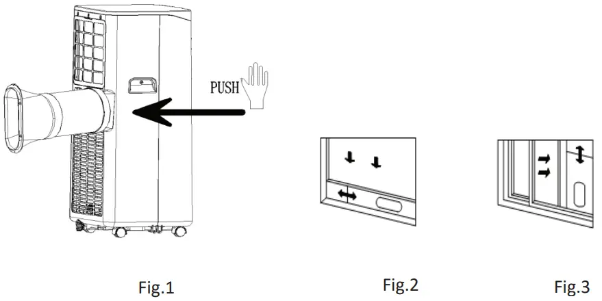 JS EX030081 Air Conditioning Unit - exhaust fitting