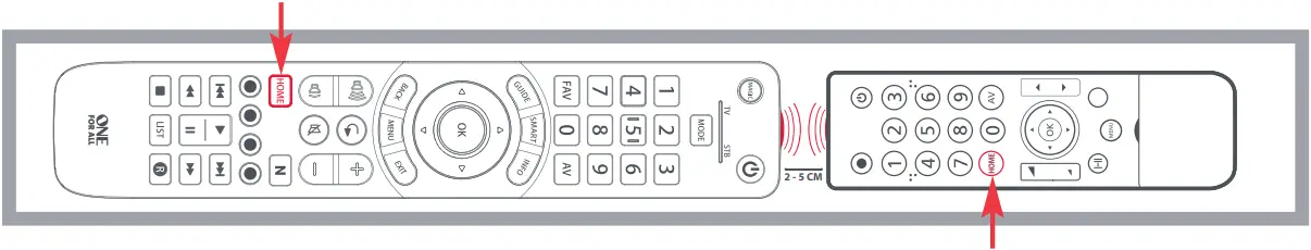 ONE FOR ALL URC7125 - LEARNING