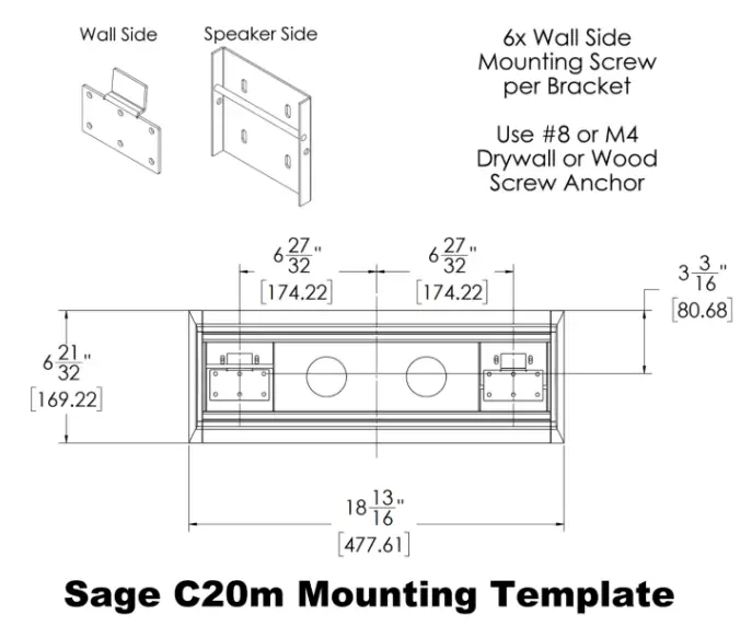 Mounting the C20m on the Wall