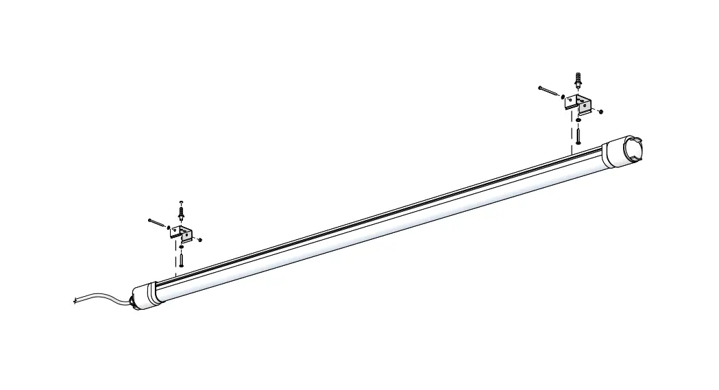 Litetronics Led Vapor Tight Slimline Strip Installation Guide Litetronics Led Vapor Tight Slimline Strip Installation Guide