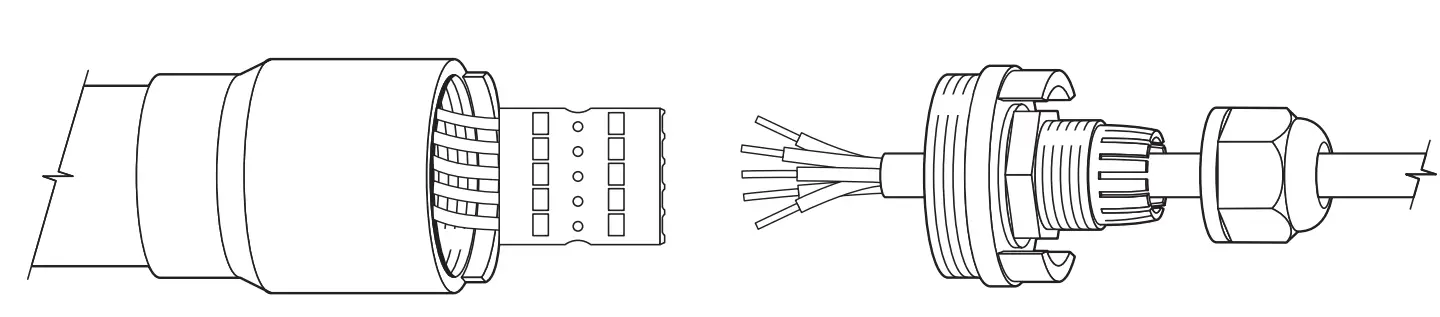 LITETRONICS LED Vapor Tight Slimline Strip - cap