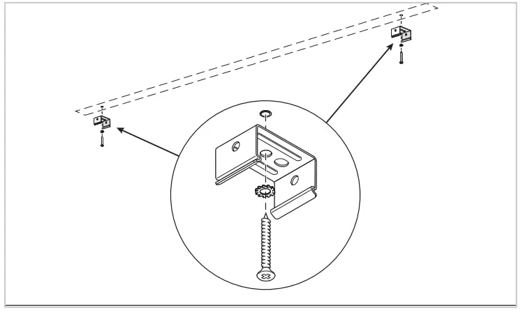 LITETRONICS LED Vapor Tight Slimline Strip - lock washers