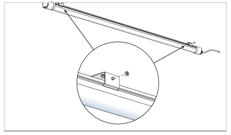 LITETRONICS LED Vapor Tight Slimline Strip - nuts