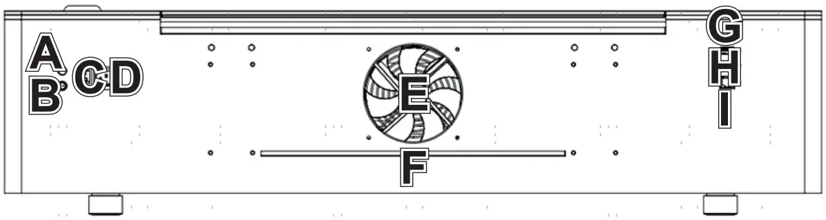 omtech POLAR350 Olar 350 50w Desktop Laser Engraver - Front View