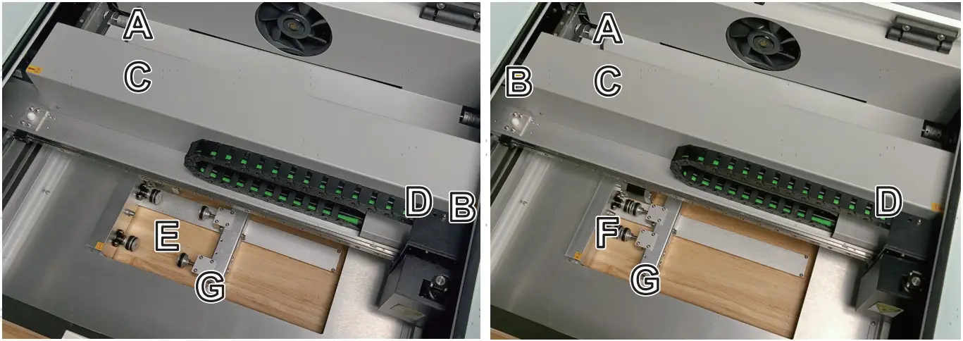 omtech POLAR350 Olar 350 50w Desktop Laser Engraver - Rotary Axes