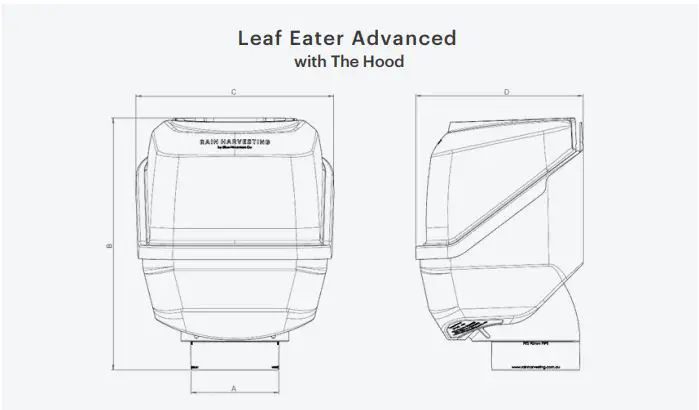 RAIN HARVESTING RHAD10 Leaf Eater Advanced with The Hood-fig5