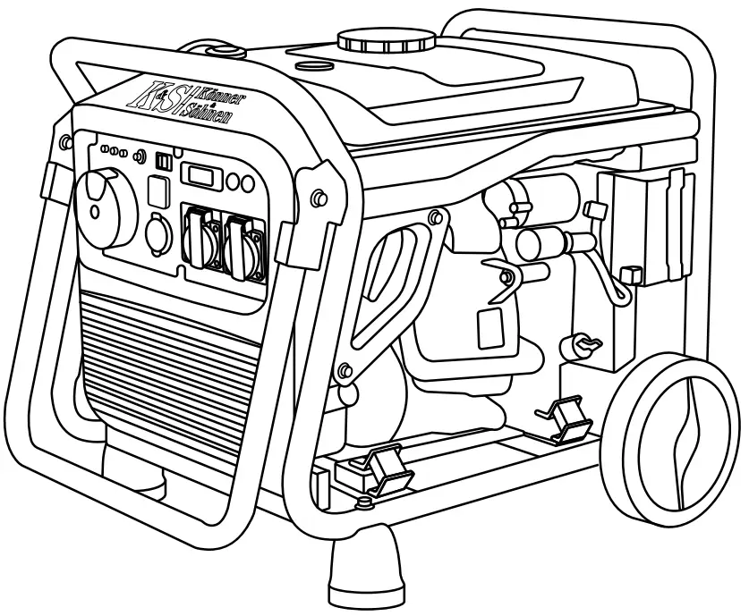 K nner S hnen KS 4100iE Inverter Generator