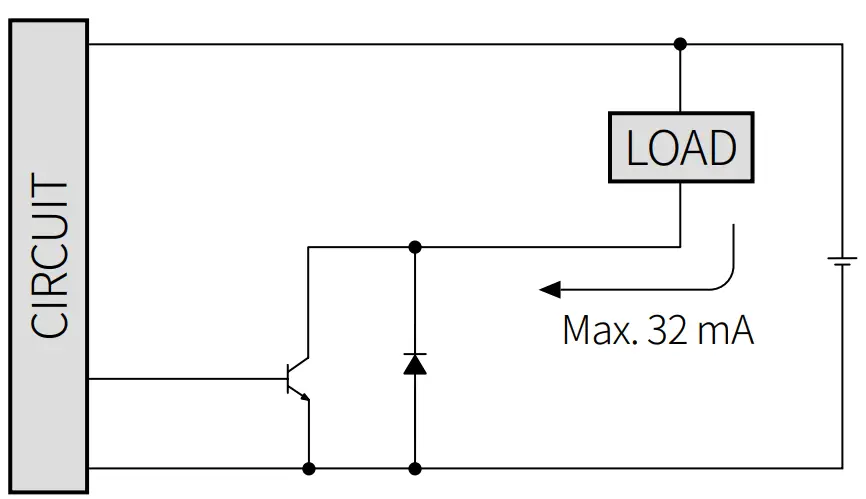 NPN open collector output